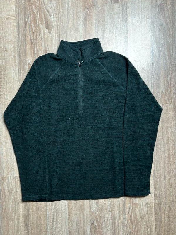 🛒Pull zippé vert foncé Eddy Bauer taille M🛒