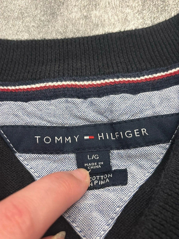 đź›’Pull Tommy Hilfiger Noir Taille Lđź›’