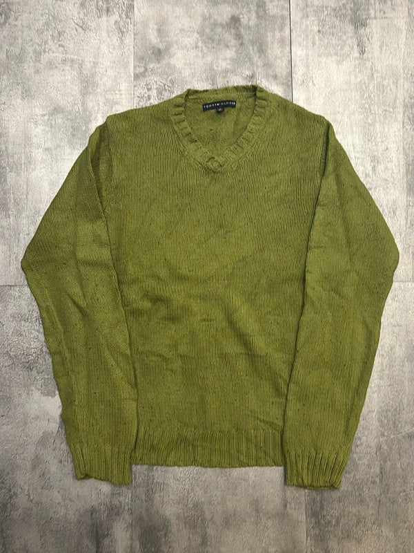đź›’Pull Tommy Hilfiger Taille M Vert Kakiđź›’