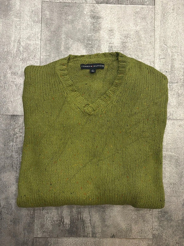 đź›’Pull Tommy Hilfiger Taille M Vert Kakiđź›’
