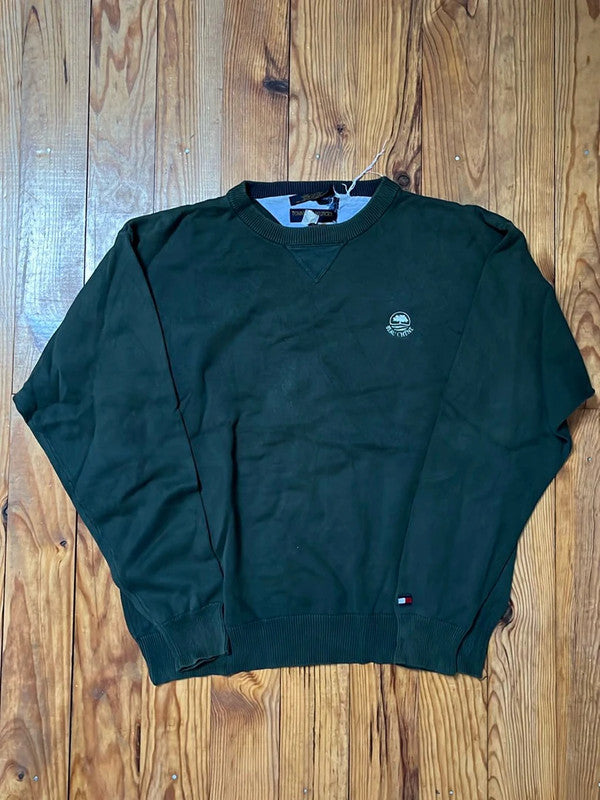 đź›’Pull Tommy Hilfiger Vert Kaki Taille Lđź›’