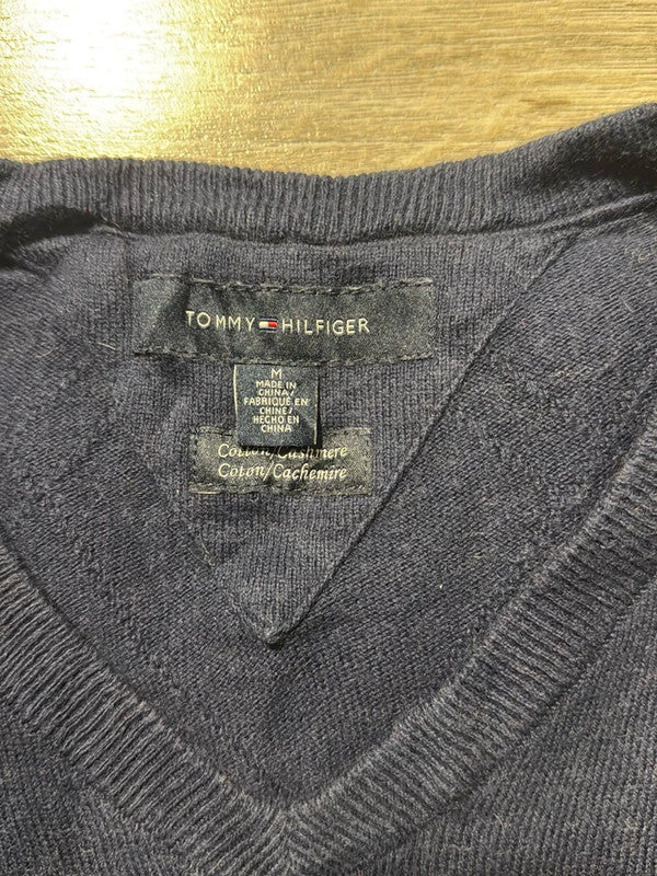đź›’Pull Tommy Hilfiger Bleu Marine Taille M đź›’