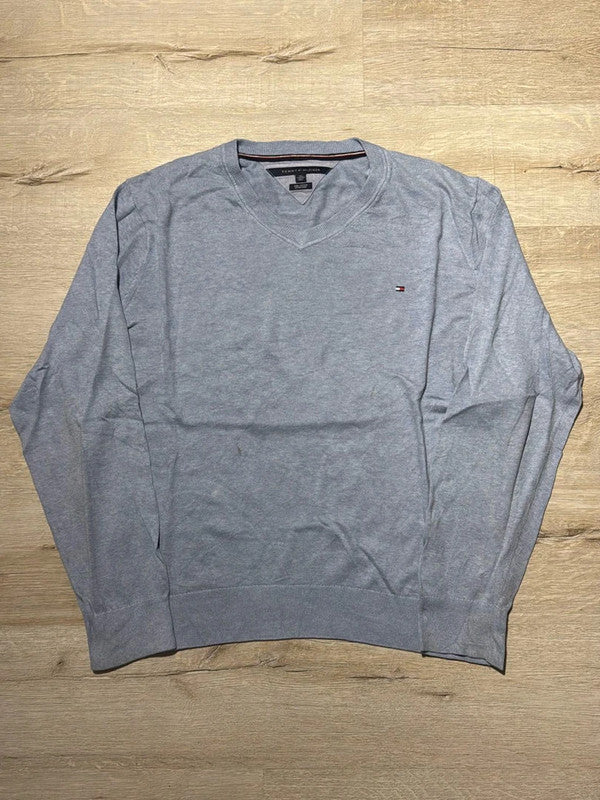 đź›’Pull Tommy Hilfiger Bleu Ciel Taille XXLđź›’