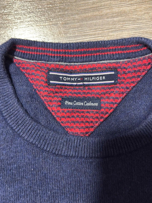 đź›’Pull Tommy Hilfiger Bleu Marine Taille Mđź›’