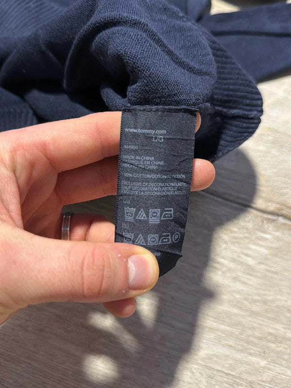 đź›’Pull Tommy Hilfiger Bleu Marine Taille Lđź›’