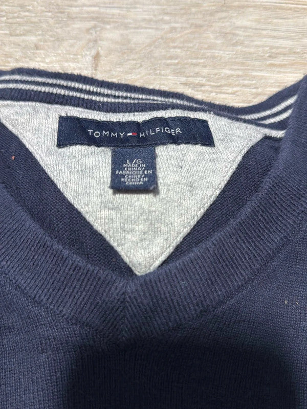 đź›’Pull Tommy Hilfiger Bleu Marine Taille Lđź›’