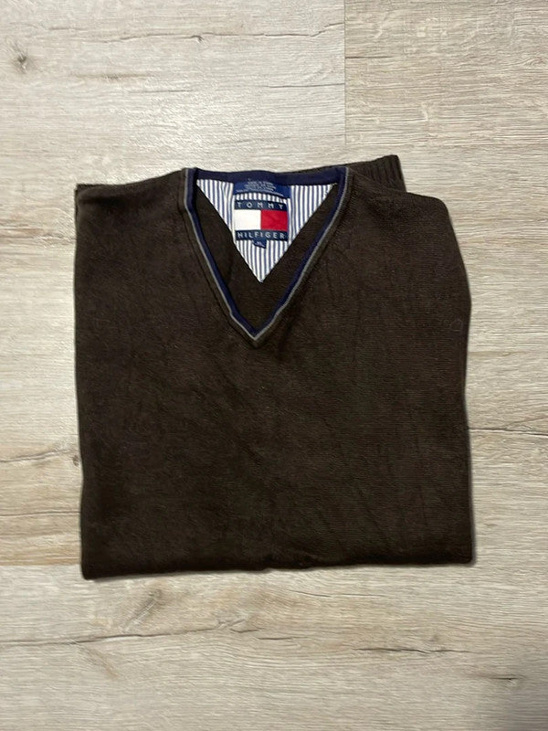 đź›’Gilet sans manches Tommy Hilfiger XL Marronđź›’