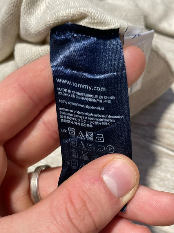 đź›’Pull Tommy Hilfiger XXL Beige et Grisđź›’