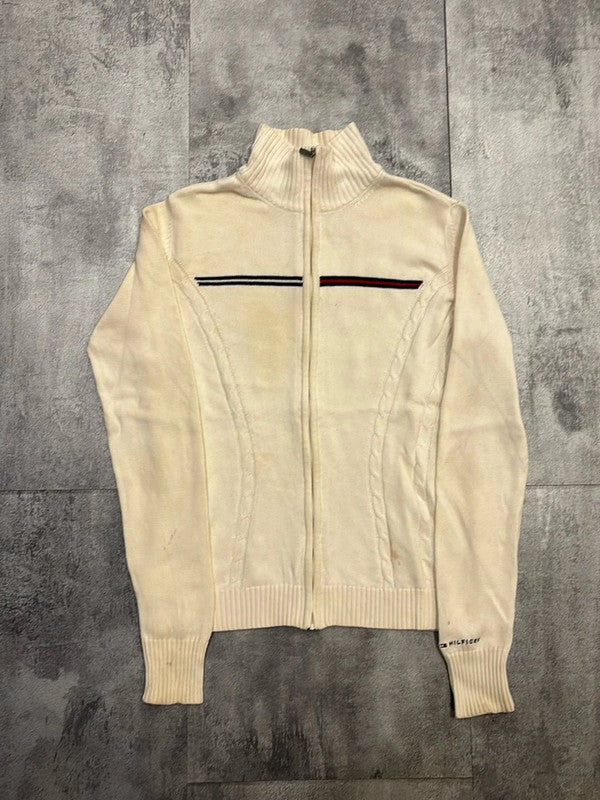 🛒Pull zippé Tommy Hilfiger XS Crème 🛒