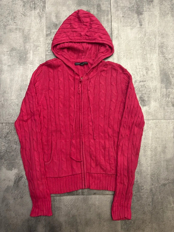 🛒Sweat à capuche zippé rose Tommy Hilfiger taille M🛒