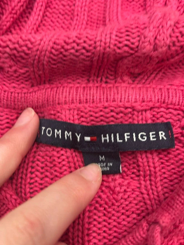 🛒Sweat à capuche zippé rose Tommy Hilfiger taille M🛒