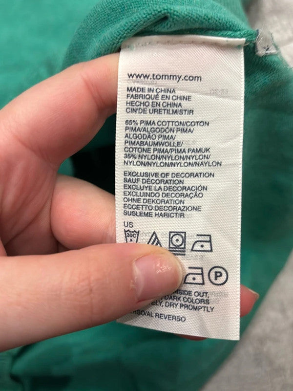 đź›’Pull Tommy Hilfiger Vert Taille Lđź›’