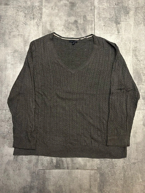 đź›’Pull Tommy Hilfiger XXXL Gris anthracite col Vđź›’