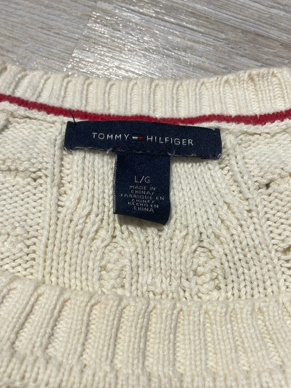 🛒Pull Tommy Hilfiger Crème Taille L🛒