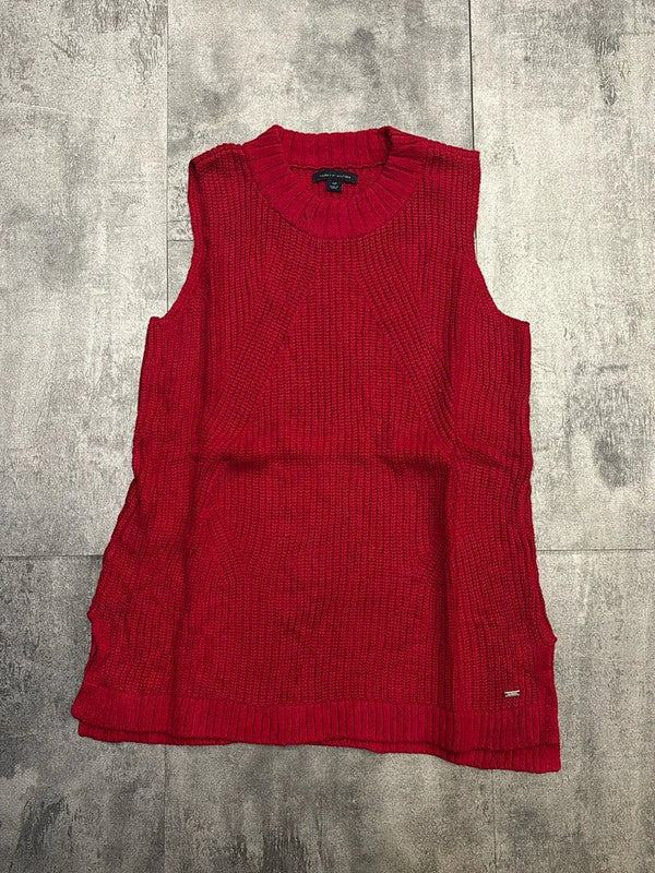 đź›’Gilet sans manches rouge vif Tommy Hilfiger Sđź›’