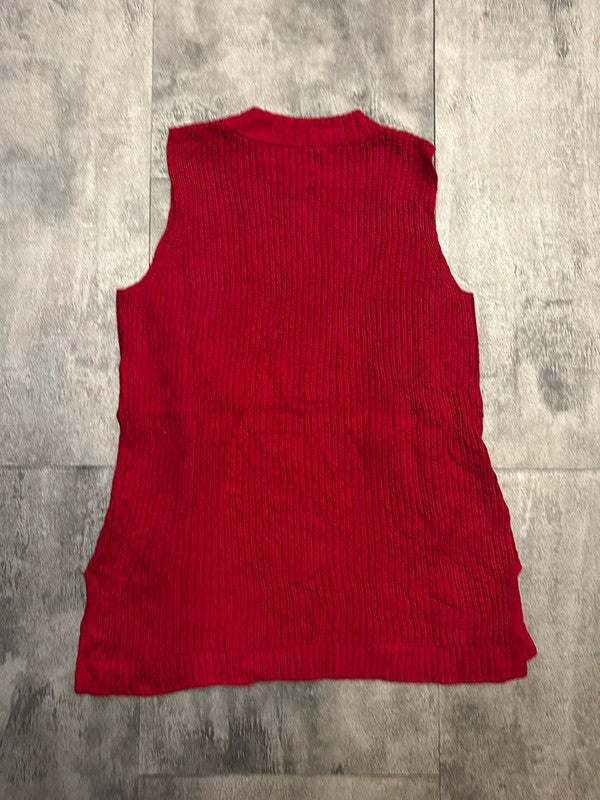 đź›’Gilet sans manches rouge vif Tommy Hilfiger Sđź›’