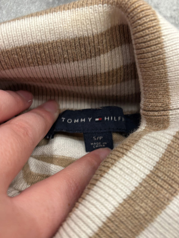 🛒Pull col roulé rayé Tommy Hilfiger S🛒