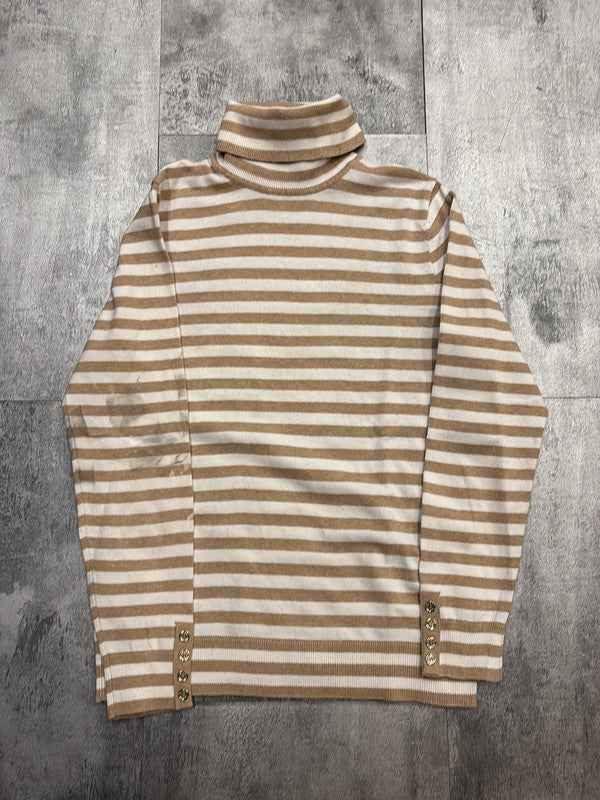 🛒Pull col roulé rayé Tommy Hilfiger S🛒