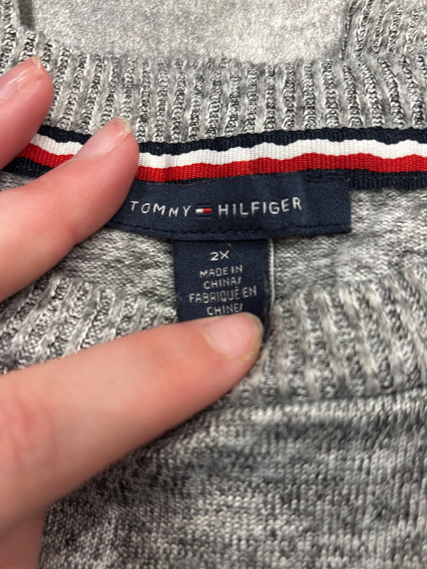 🛒Sweat Tommy Hilfiger XXL Gris Chiné🛒