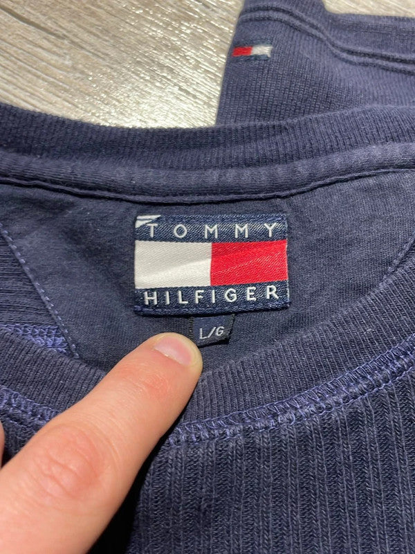 đź›’T-shirt Tommy Hilfiger Bleu Marine Taille Lđź›’