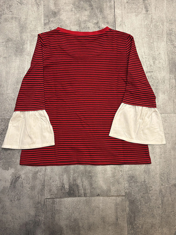 🛒Haut rayé rouge et noir Tommy Hilfiger - Taille M🛒