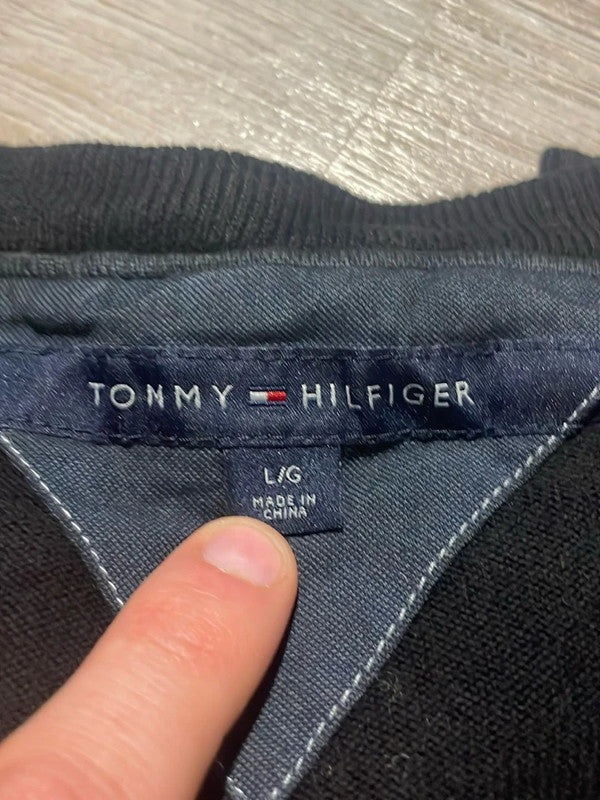 đź›’Pull Tommy Hilfiger Noir Taille Lđź›’