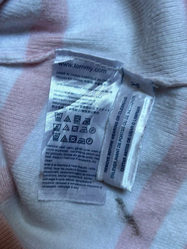 🛒Pull rayé rose et blanc Tommy Hilfiger XS🛒