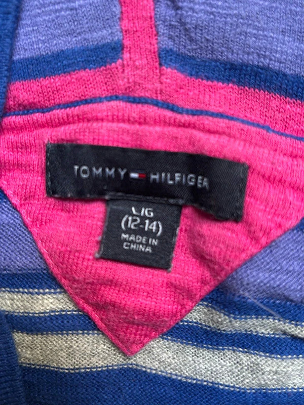 🛒Sweat à capuche rayé Tommy Hilfiger - Taille L🛒