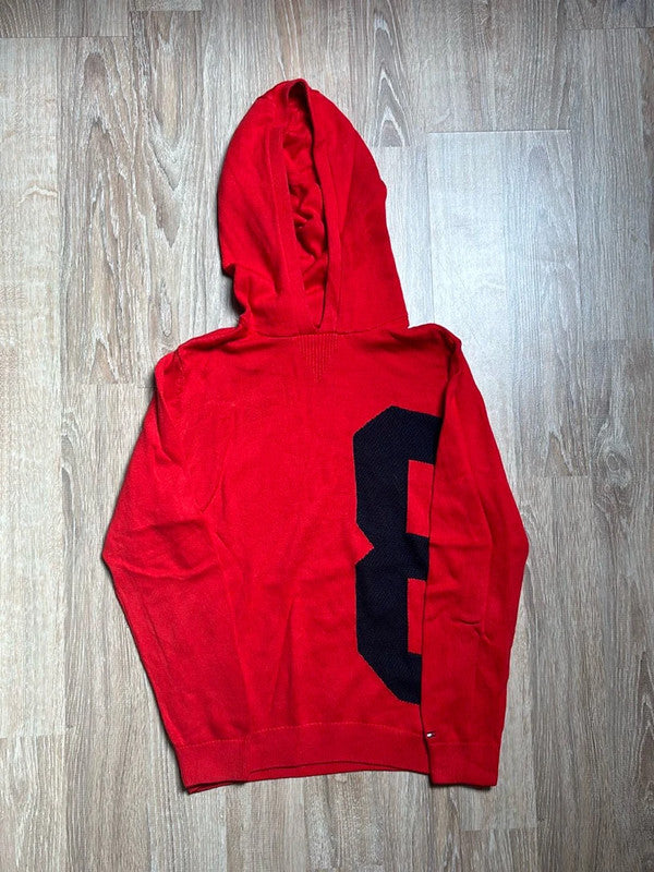 đź›’Pull Ă capuche rouge Tommy Hilfiger - Taille Lđź›’