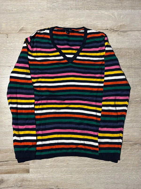 🛒Pull rayé multicolore Tommy Hilfiger L🛒