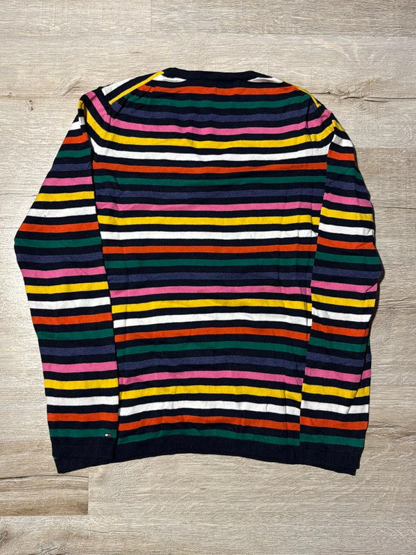 🛒Pull rayé multicolore Tommy Hilfiger L🛒