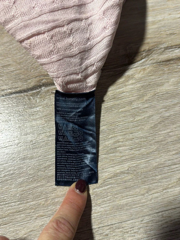 đź›’Pull rose Tommy Hilfiger taille XXLđź›’