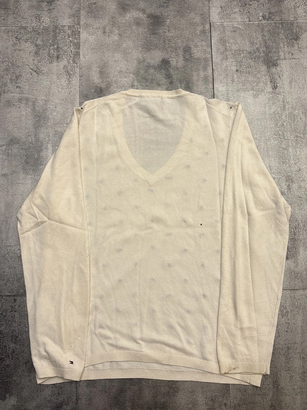 🛒Pull Tommy Hilfiger Crème Taille L🛒