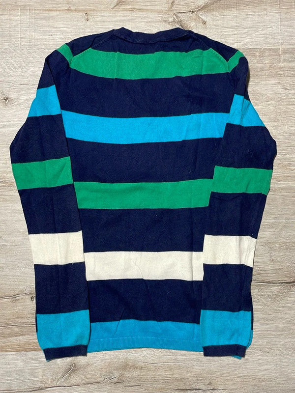 đź›’Pull Tommy Hilfiger XS rayures bleues et vertesđź›’