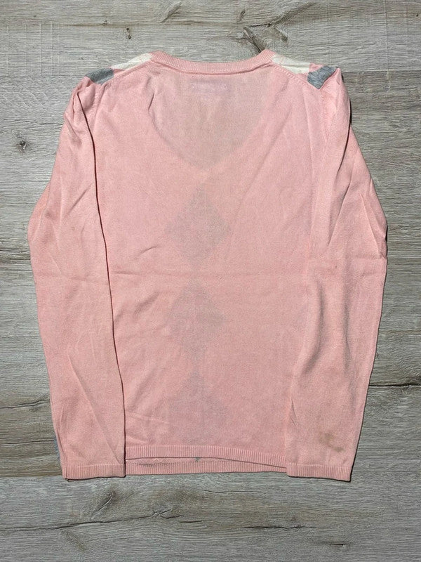 🛒Pull rose à losanges Tommy Hilfiger XS🛒