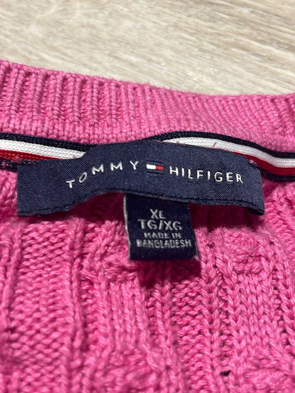 đź›’Pull Tommy Hilfiger Rose Taille XLđź›’