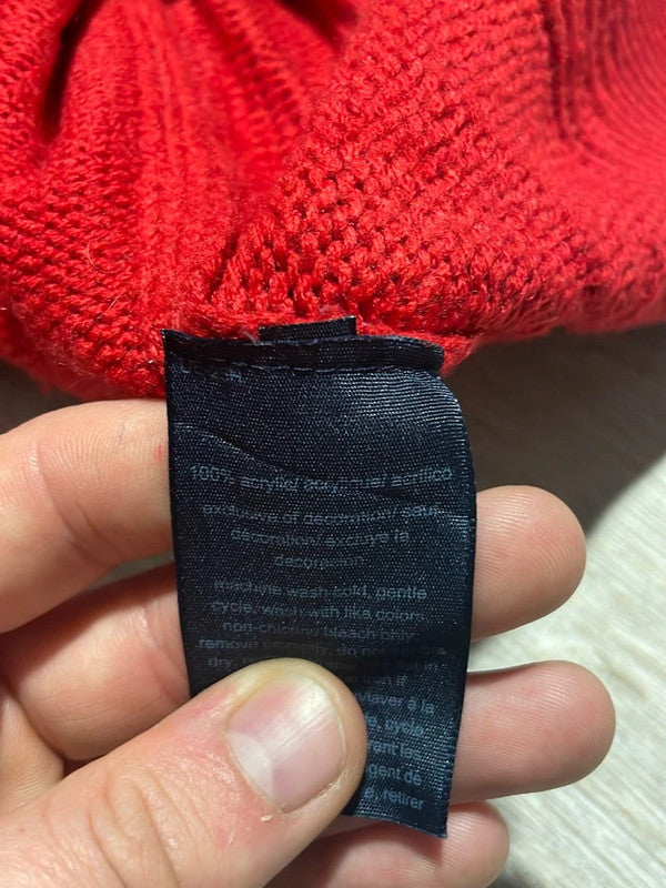 🛒Pull col roulé rouge vif Tommy Hilfiger S 🛒