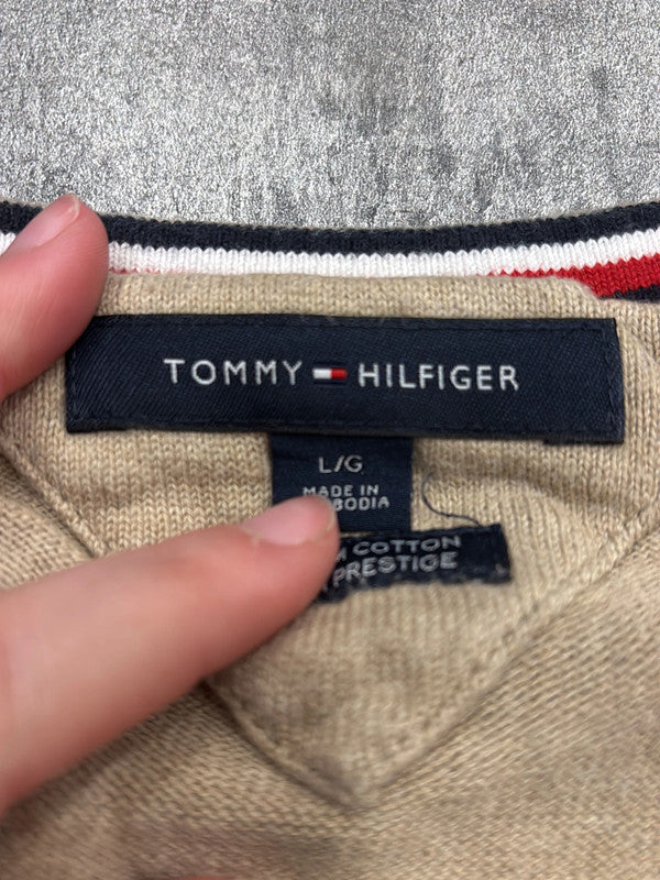 đź›’Pull Tommy Hilfiger Beige Taille Lđź›’