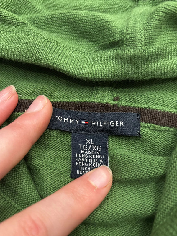🛒Sweat à capuche zippé vert Tommy Hilfiger XL🛒