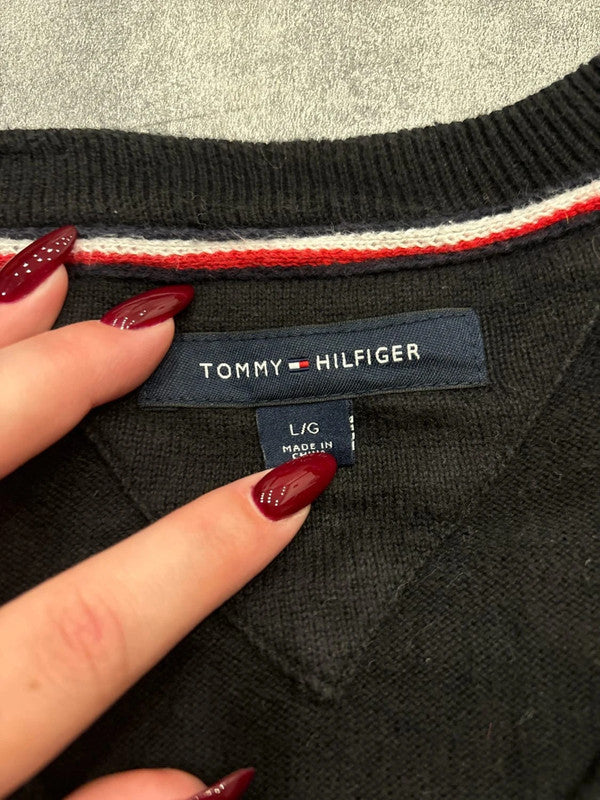 đź›’Pull Tommy Hilfiger L/G Noir Basique đź›’