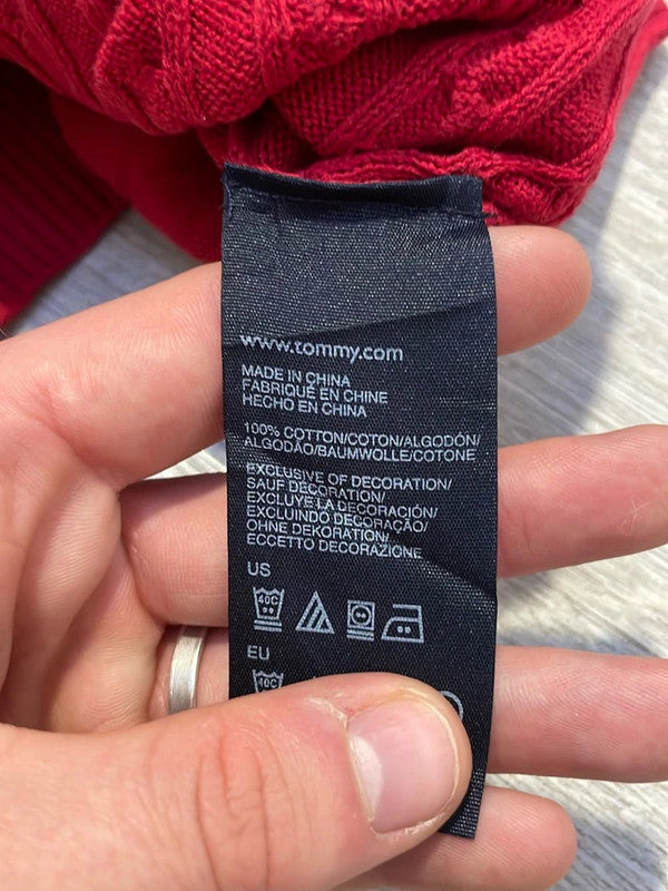 đź›’Pull Tommy Hilfiger Rouge Sđź›’