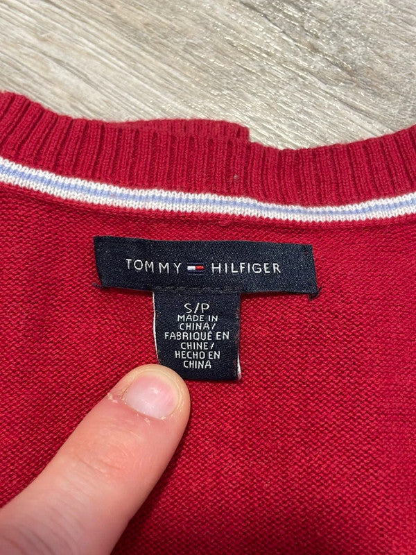 đź›’Pull Tommy Hilfiger Rouge Sđź›’