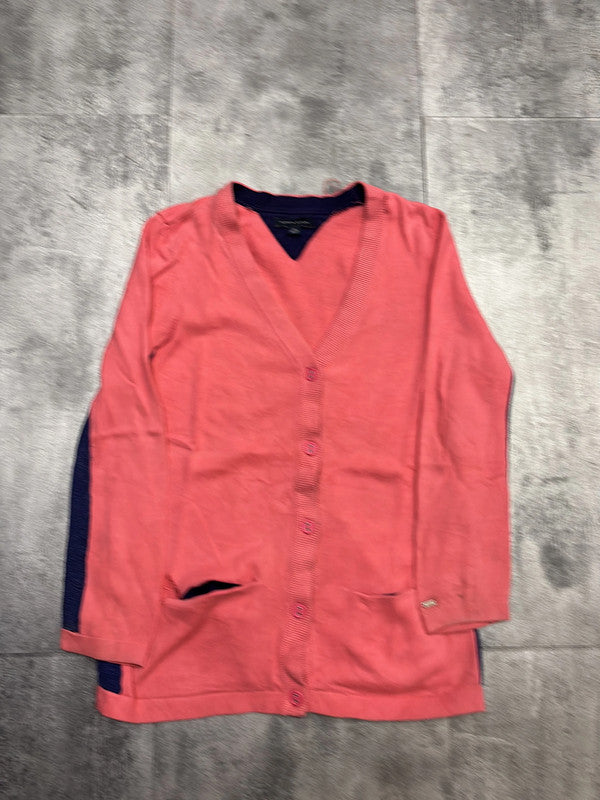 🛒Gilet boutonné rose Tommy Hilfiger Taille L🛒