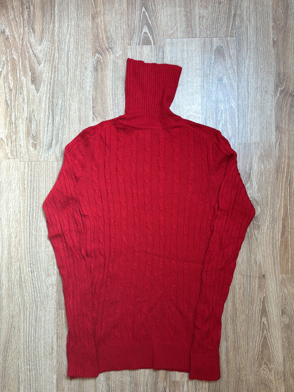 🛒Pull col roulé rouge Tommy Hilfiger M🛒