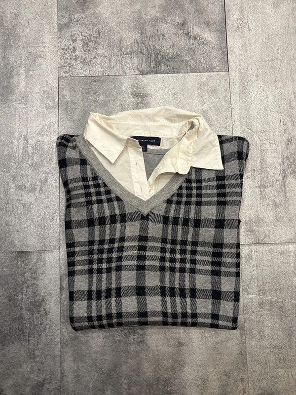 đź›’Pull Ă carreaux Tommy Hilfiger taille Mđź›’