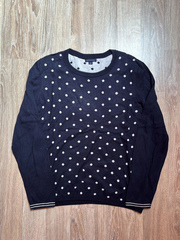 đź›’Pull Tommy Hilfiger Noir et Blanc Taille Lđź›’