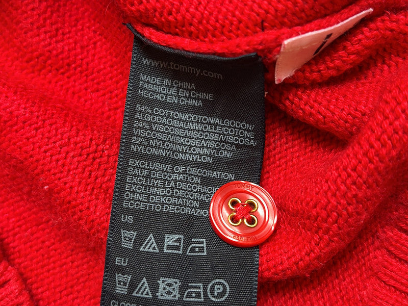 đź›’Gilet rouge Ă capuche Tommy Hilfiger Sđź›’