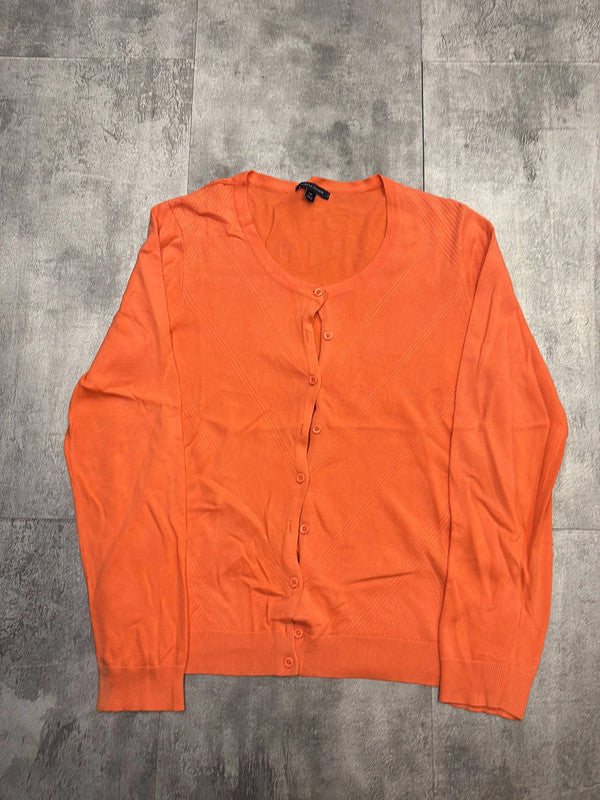 🛒Gilet boutonné orange Tommy Hilfiger taille L🛒