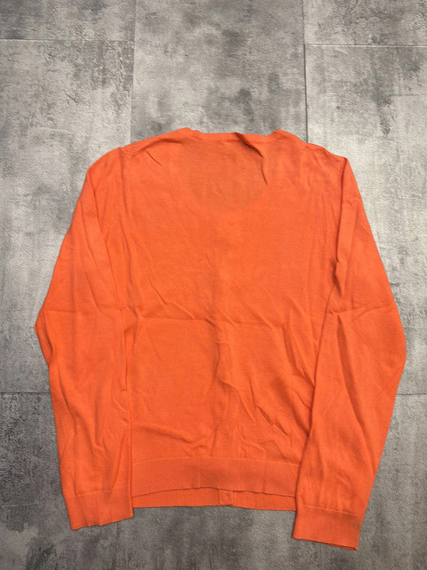 🛒Gilet boutonné orange Tommy Hilfiger taille L🛒