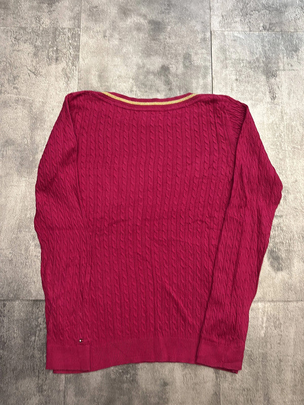 🛒Pull Tommy Hilfiger Rose/Doré Taille L🛒